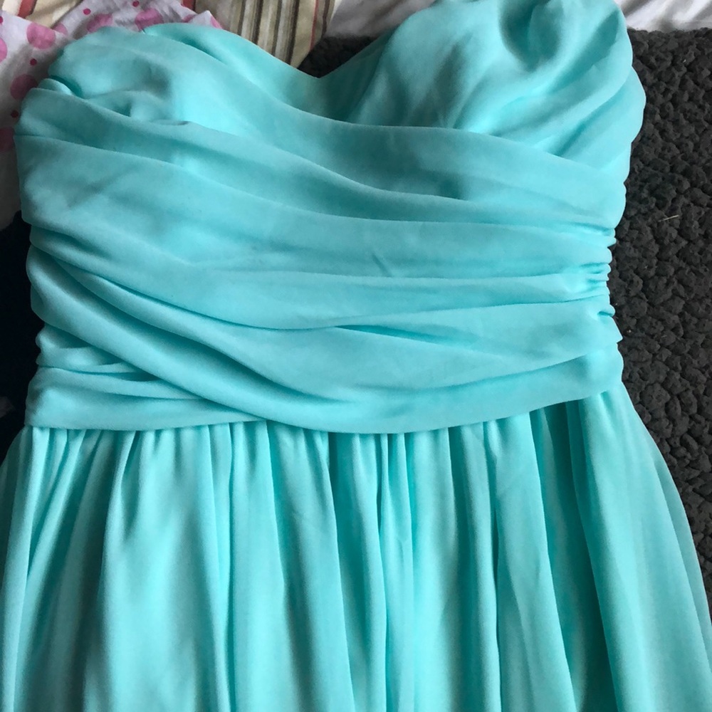Mint Green Chiffon Long Dress